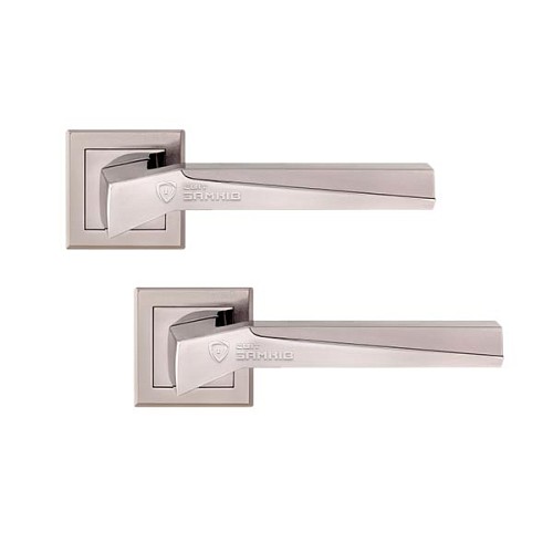 Ручки на розеті MVM Z-1319 (T7-E8) BN/SBN чорний нікель/матовий чорний нікель - Фото №1