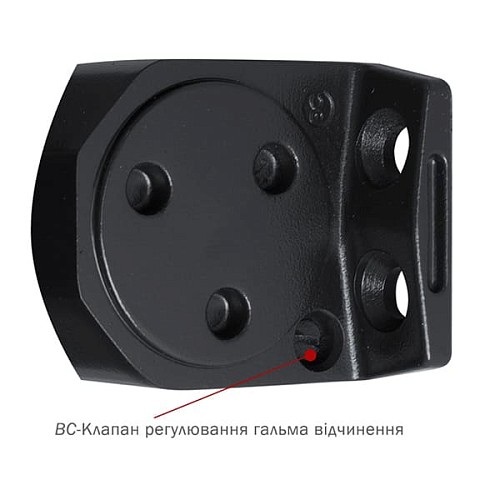 Доводчик RYOBI D-2055V BC UNIV до 100кг FIRE Серый Антрацит - Фото №7