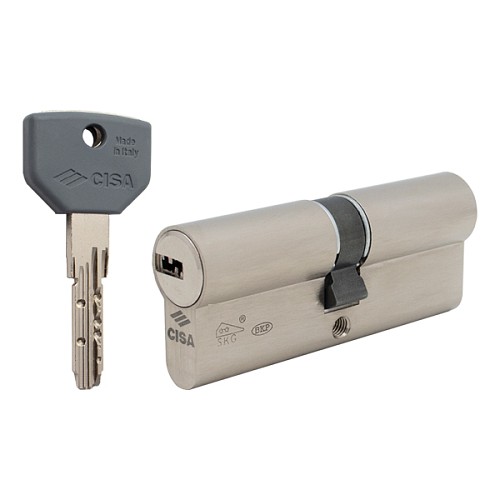 Циліндр CISA ASIX P8 90 (40*50) нікель матовий - Фото №1