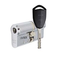 Циліндр ABLOY Protec2 CLIQ 89 (38Hi*51) (H - гартована сторона) матовий хром