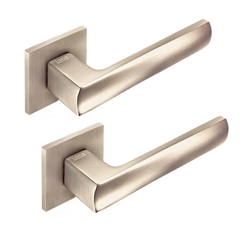 Ручки на розеті MVM/Linde A-2010 (T20-E20) тонка розета SN матовий нікель - Фото №1