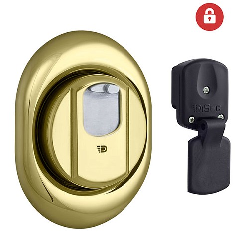 Протектор магнітний DISEC 4GN2MB 25 мм латунь PVD - Фото №8