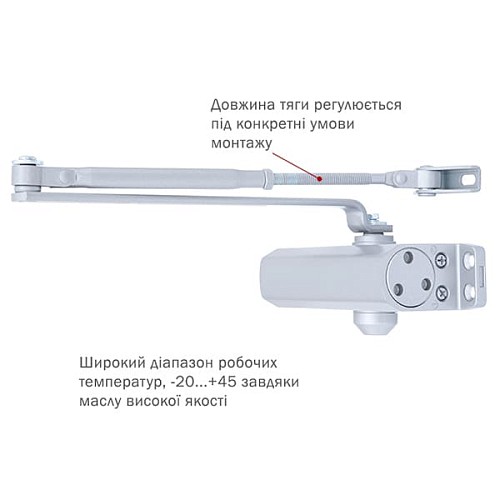 Дотягувач RYOBI 9903 STD до 60кг Сірий - Фото №3