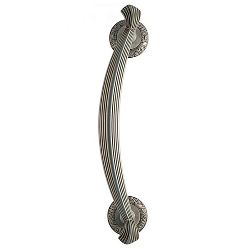 Ручка скоба TRION 002 240 мм (комплект) SILVER античне срібло  - Фото №2