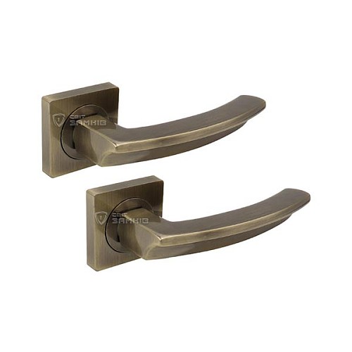 Ручки на розеті KEDR R06.593-AL AB бронза - Фото №1