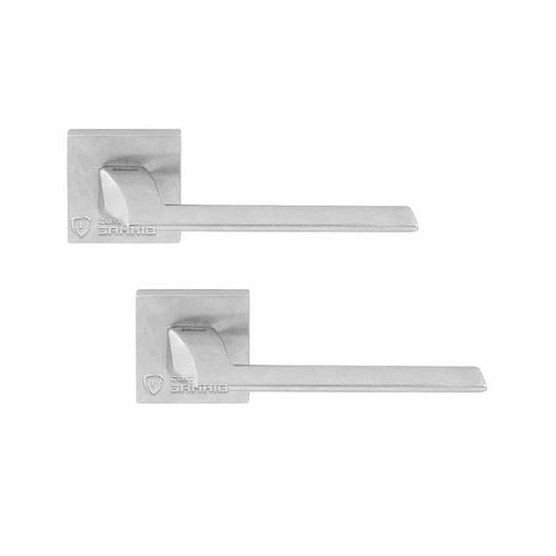 Ручки на розетте FIMET Pura 1352 (211B) F05 матовый хром - Фото №1