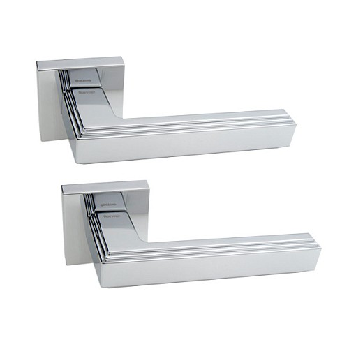 Ручки на розеті FORME Alila 293Q C01 хром полірований - Фото №1