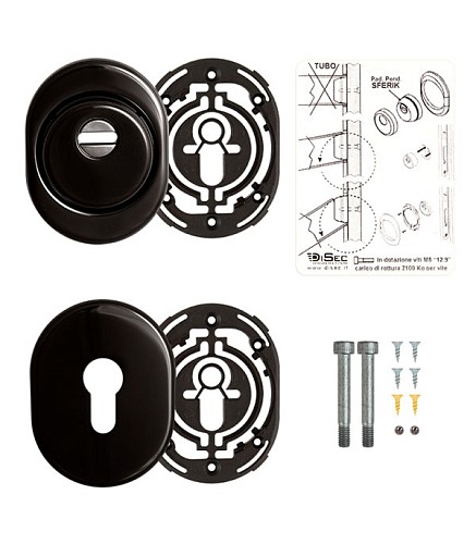Протектор DISEC SFERIK BDS16 25 мм хром чорний - Фото №3