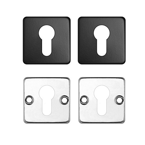 Накладки на сердцевину ROSTEX H53 PZ SQUARE матовая черная - Фото №3