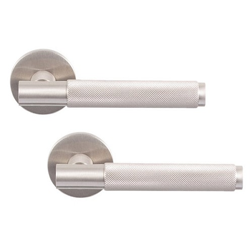 Ручки на розетте FIMET Marion 1444 (208) F20 матовый никель - Фото №1