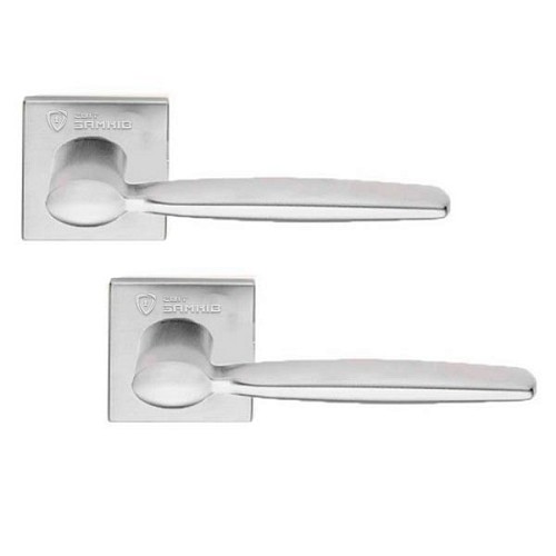 Ручки на розетте LINEA CALI Spring (024) хром матовый