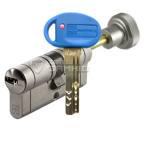 Цилиндр MOTTURA Champions Pro CP4P 72T (41*31T) матовый хром - Фото №1