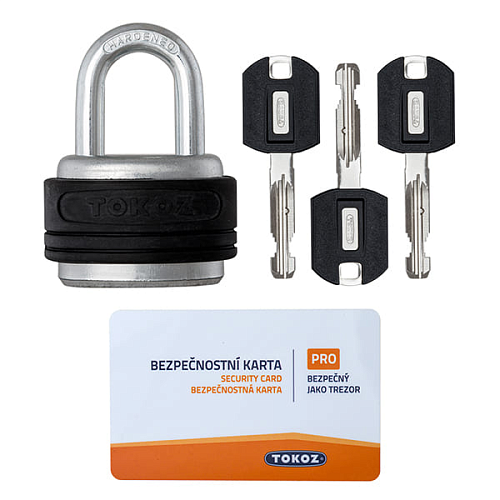Замок навесной TOKOZ EXTREME PRO (3 ключа) - Фото №6