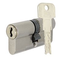 Циліндр EVVA 4KS 72 (36*36) нікель сатин 3 ключі