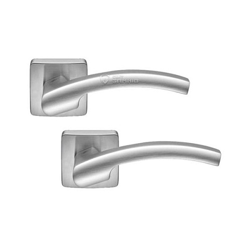 Ручки на розетте COLOMBO Olly S (PT19BZG-PT13) матовый хром - Фото №1