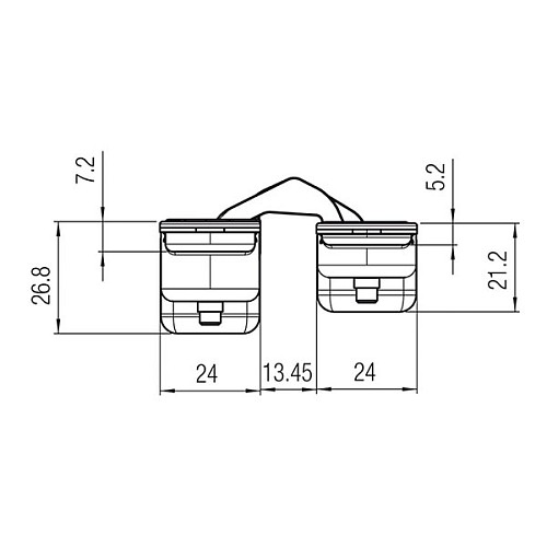 Завіс KOBLENZ Kombi-3 K1019 матовий хром - Фото №5