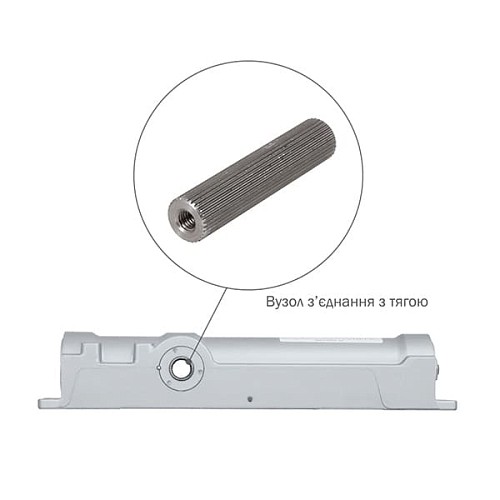 Доводчик ABLOY DC247 R&P BC EN5-7 без тяги до 160кг FIRE Серый - Фото №6