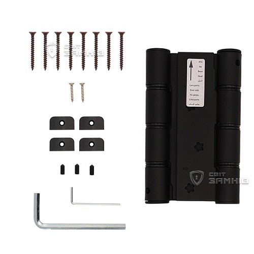 Завіс барний ALDEGHI LUIGI 87NO125-40 125 мм NO чорний - Фото №9