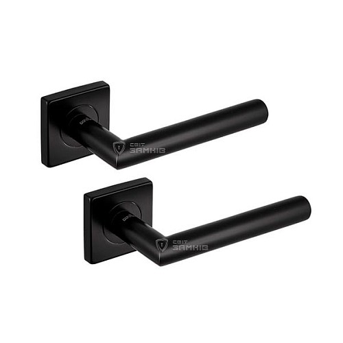 Ручки на розеті MVM S-1136 (T12-E12) BLACK чорний - Фото №1