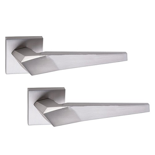 Ручки на розетте ORO/ORO Skywalker (15E) SCH матовый хром