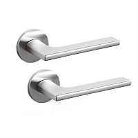 Ручки на розетте OLIVARI Lotus CO хром матовый