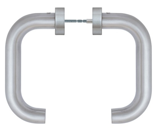 Ручки на розеті ROSTEX Albacete ES32 нержавіюча сталь матова - Фото №3