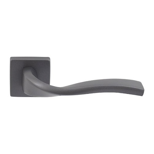 Ручки на розеті FIMET Vaiper 1401 (211B) F15 антрацит - Фото №2