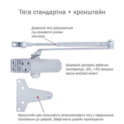 Дотягувач RYOBI 8803 UNIV до 65кг FIRE Сірий - Фото №5