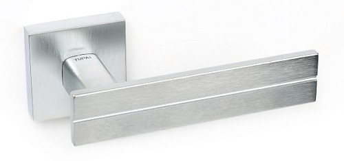 Ручки на розеті TUPAI Lina 1 2736 Q (801-1999) хром матовий - Фото №2