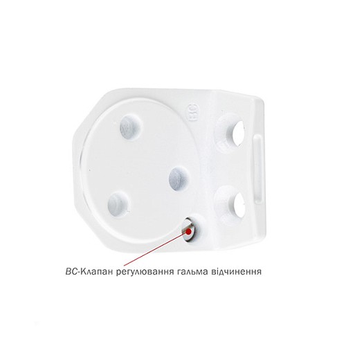 Дотягувач RYOBI DS-2005V BC STD HO з фіксацією до 100кг Блискучо білий - Фото №7