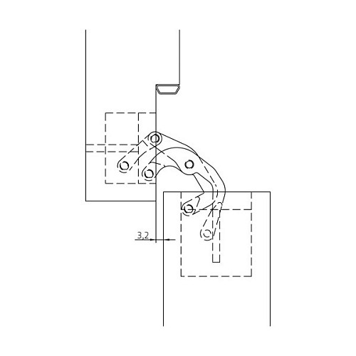 Завіс ANSELMI AN 172 3D BLACK чорний - Фото №10