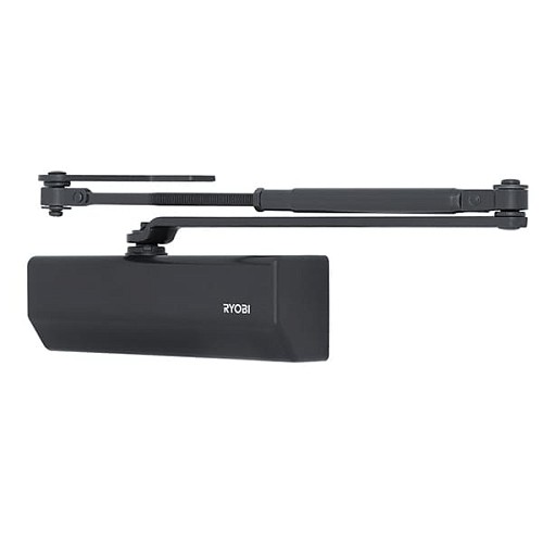Доводчик RYOBI D-2055V BC UNIV до 100кг FIRE Серый Антрацит - Фото №1
