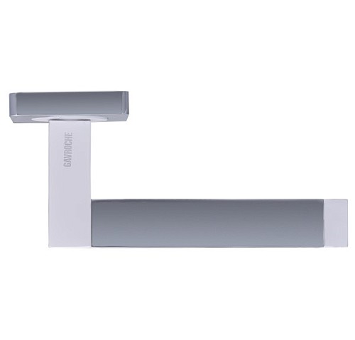 Ручки на розеті GAVROCHE Platinum Pt-Z3 W/CP біла емаль/хром - Фото №2