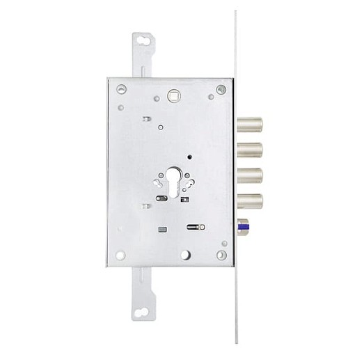 Механізм замка MUL-T-LOCK CTFMB1032800A L.O.G. (BS65*85мм) хром полірований без зв.планки - Фото №3