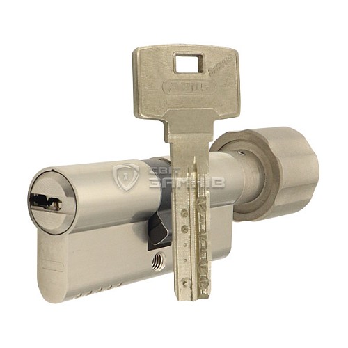 Цилиндр ABUS Bravus 4000 Compact 90T (55*35T) никель сатин - Фото №1