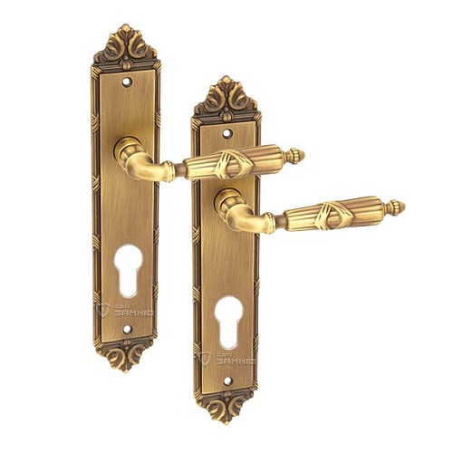 Ручки на планці TUPAI Nika 2282-72 бронза матова - Фото №1