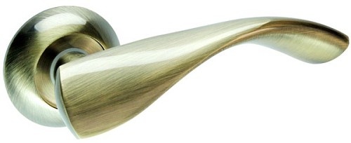 Ручки на розеті KEDR R10.049-AL AB бронза - Фото №2