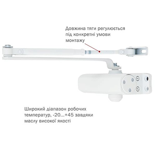 Дотягувач RYOBI 9903 STD до 60кг Білий - Фото №3