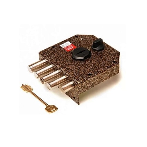 Замок накладной ЭЛЬБОР Гранит 1.06.61 MA (BS64мм) (н) - Фото №3