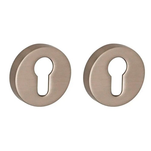 Накладки на серцевину SYSTEM RO12Y NBMX матовий нікель зістарений - Фото №1