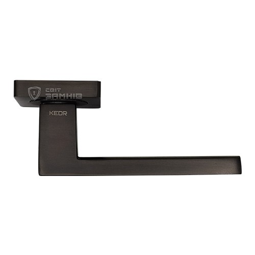 Ручки на розеті KEDR R08.348-AL Graffit графіт - Фото №4