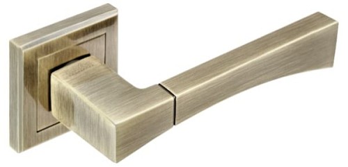 Ручки на розетте MVM Z-1257 (T7-E8) AB старая бронза  - Фото №2