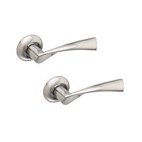 Ручки на розеті GAVROCHE Cuprum AL-A5 SN/CP нікель/хром