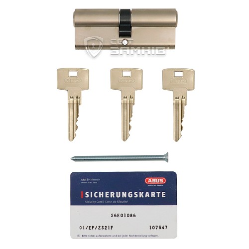 Циліндр ABUS S60P 90 (30*60) нікель - Фото №5