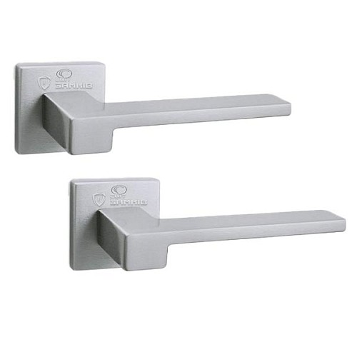 Ручки на розеті CONVEX 1535 (2145) матовий хром - Фото №1