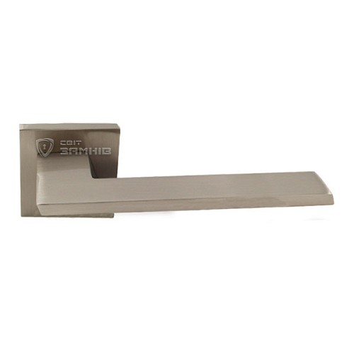 Ручки на розетте KEDR R06.130-AL SN/CP сатин/хром - Фото №2