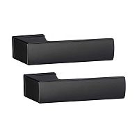 Ручки на розеті ORO/ORO Angelina (24E-15E) Black чорний матовий