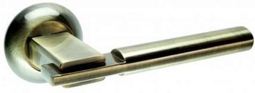 Ручки на розеті KEDR R10.038 AL AB бронза - Фото №2