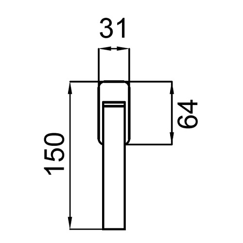Ручка оконная DND by MARTINELLI Quattro-Z хром - Фото №2