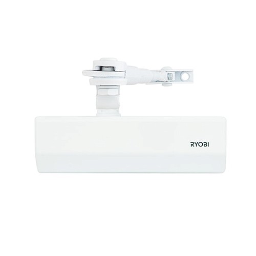 Доводчик RYOBI DS-1554 STD с фиксацией до 80кг Белый - Фото №2